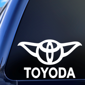Toyoda Funny Star Wars Toyota Vinyl Car Decal Sticker