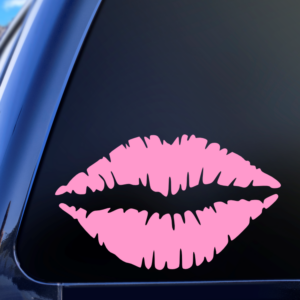 Kiss Mark Lips Vinyl Car Decal Sticker