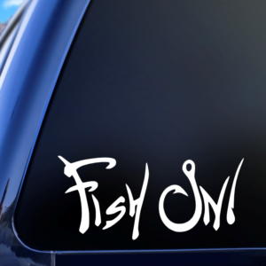 Fish On Vinyl Car Decal Sticker