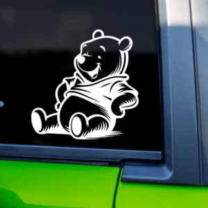 Winnie The Pooh Vinyl Car Decal Sticker