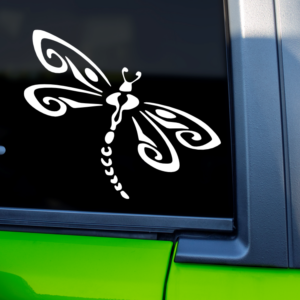 Pretty Dragonfly Vinyl Car Decal Sticker