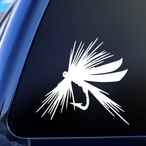 Fly Fishing Lure Car Decal Sticker