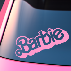 Barbie Car Decal Sticker