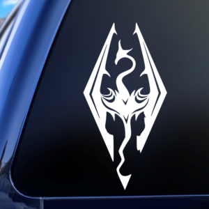 Skyrim Dragons Vinyl Car Decal Sticker