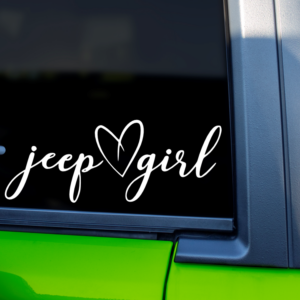 Jeep Girl Vinyl Car Decal Sticker