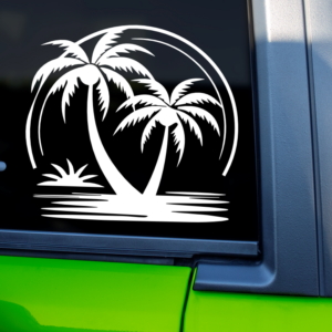 Palm Trees Vinyl Car Decal Sticker