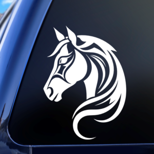Tribal Horse Vinyl Car Decal Sticker