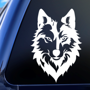 Wolf Vinyl Car Decal Sticker