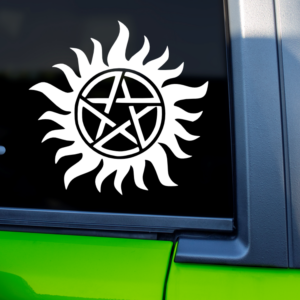 Supernatural Anti Posession Symbol Vinyl Car Decal Sticker