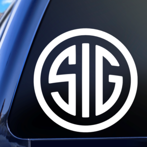 SIG SAUER Firearms  Vinyl Car Decal Sticker