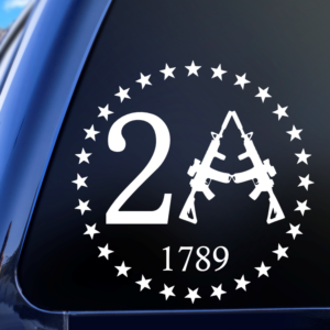 2A Second Amendment Rights Vinyl Car Decal Sticker