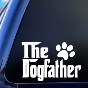 The Dogfather Vinyl Car Decal Sticker