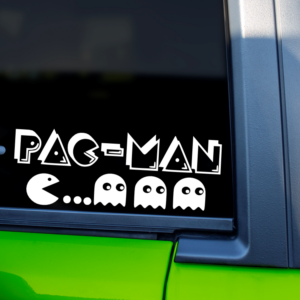 Pac Man Video Game Vinyl Car Decal Sticker
