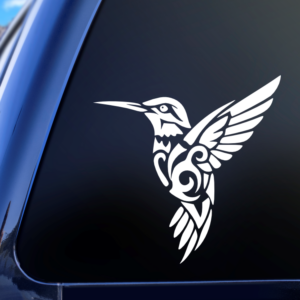 Hummingbird Tribal Vinyl Car Decal Sticker