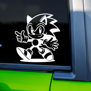 Sonic The Hedgehog Gamer Vinyl Car Decal Sticker