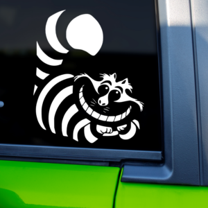 Cheshire Cat Vinyl Car Decal Sticker
