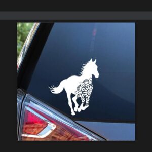 Horse Mandalay vinyl decal sticker for cars trucks and windows