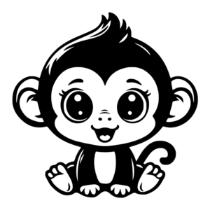 Monkey Car Decal Sticker
