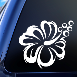 Hibiscus Flower Car Decal Sticker
