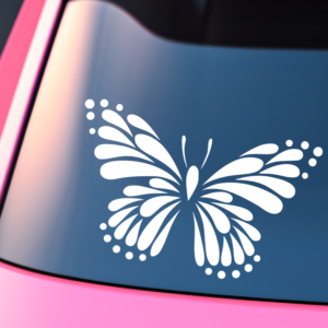 Fun Butterfly Vinyl Car Decal Sticker