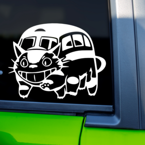 My Neighbor Totoro Cat Bus Meow Vinyl Car Decal Sticker