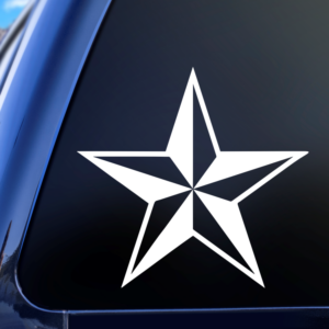 Nautical Star Vinyl Car Decal Sticker