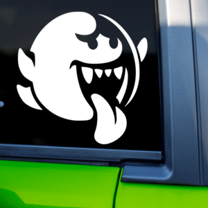 Boo Ghost Mario Car Decal Sticker