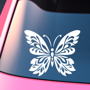 Pretty Butterfly 2 Cars Trucks SUV Van Car Decal Sticker