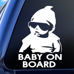 Hangover Movie Baby On Board Vinyl Car Decal Sticker