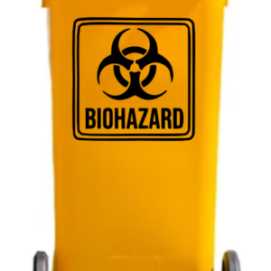 Biohazard Waste Vinyl Car Decal Sticker
