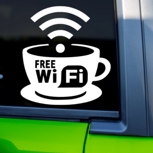 Free Wi Fi Car Decal Sticker