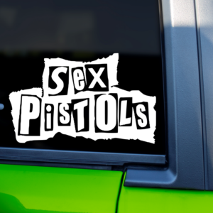 Sex Pistols Punk Rock Band Car Decal Sticker for Cars Trucks SUV Van Skateboards Laptops