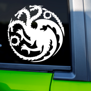 Graphics Addiction Targaryen Dragons Game Of Thrones GOT Car Decal Sticker for Cars Trucks Tumbler SUV Van Skateboards Laptops