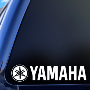 Yamaha Racing Banner Cars Trucks SUV Van Car Decal Sticker