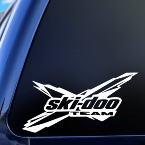 Ski Doo Racing Team Die Cut for Cars Trucks SUV Van Car Decal Sticker