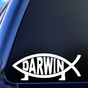 Darwin Evolution Science Cars Trucks SUV Van Car Decal Sticker