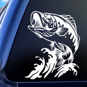 Bass Fish Vinyl Car Decal Sticker