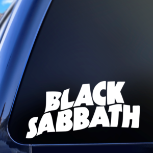 Black Sabbath Heavy Metal Band Car Decal Sticker for Cars Trucks SUV Van Skateboards Laptops