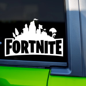 Fortnite Video Game Logo Gamer Car Decal Sticker for Cars Trucks SUV Van Skateboards Laptops