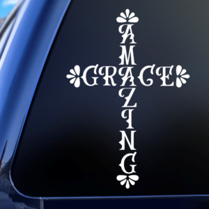 Amazing Grace Car Decal Sticker