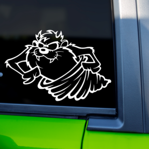 Taz Whirlwind Tazmanian Devil Car Decal Sticker