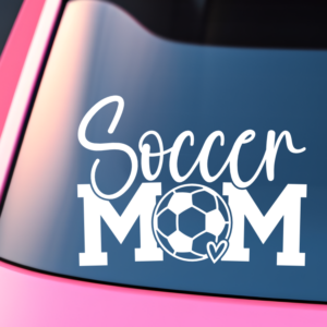 Soccer Mom Car Decal Sticker