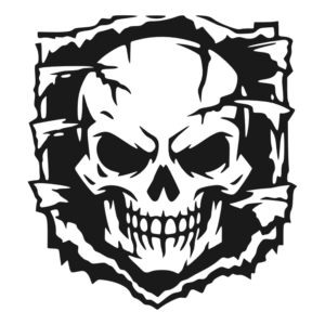 Creepy Skeleton Car Decal Sticker for Boats Cars Trucks SUV Van Skateboards Laptops