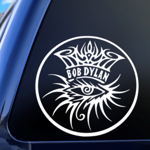 Bob Dylan Car Decal Sticker for Boats Cars Trucks SUV Van Skateboards Laptops