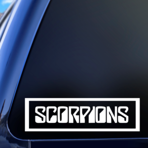 Scorpions Rock Band Car Decal Sticker for Boats Cars Trucks SUV Van Skateboards Laptops
