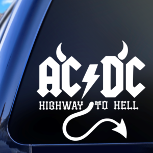 AC/DC Highway To Hell Cool Car Decal Sticker