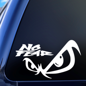 No Fear Car Decal Sticker for Cars Trucks SUV Van Skateboards Laptops