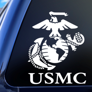 U.S. Marine Corps Car Decal Sticker for Boats Cars Trucks SUV Van Skateboards Laptops