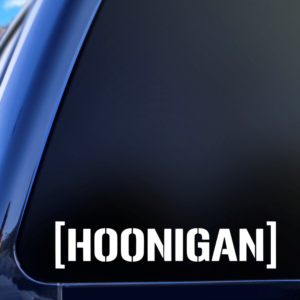 HOONIGAN Drift Bumper For JDM Cars Trucks SUV Van Car Decal Sticker