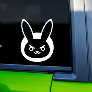 Overwatch D-VA Bunny Car Decal Sticker for Boats Cars Trucks SUV Van Skateboards Laptops